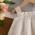 Baby Girl Outfit Set Summer Floral Solid-Color Top And Pants Baby Girl Clothes Cute Beach Baby Set. 