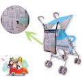 Baby Stroller Mesh Bag Black Perspective Mesh Organizer Hanging Bag Portable Bottle Snack Storage Bag Stroller Accessories. 
