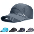 Unisex Baseball Cap for Outdoor Sports Summer UV Protection Adjustable Quick Dry Braethable Tennis Hat Fashion Brim Hats.