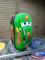 3 D car school bag boys and girls for class play group to prep two. 