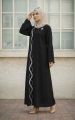 Embroidery Rope Borkha For Women - Original Dubai Cherry Fabric Borkha. 