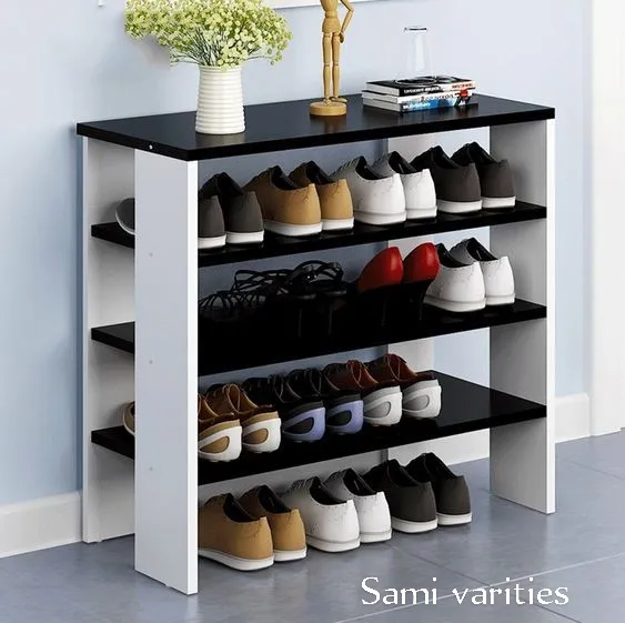 melamine boards shoe rack, H 24