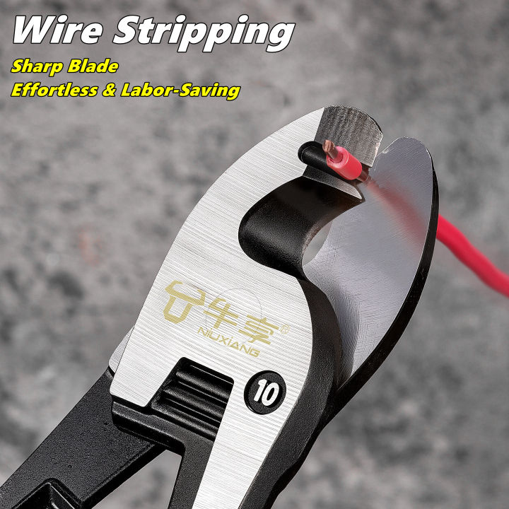 Multifunctional%206/8/10%20inch%20Cable%20Cutter%20Electrician%20Professional%20Wire%20Cable%20Cutter%20Stripper%20Pliers%20Hand%20Tool%20Cable%20Scissors%20-%20Image%203