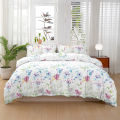 3pcs Flower Pattern Duvet Cover Set, Soft Skin-Friendly Bedding Set Includes 1 Duvet Cover And 2 Pillowcases.