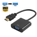 HDTV TO VGA HD 1080P HDMI-Compatible To VGA Cable Converter HDTV Male to VGA Female Converter Adapter for Tablet. 