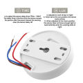 12V Infrared PIR Motion Sensor Switch with Time Delay 360 Degree Cone Angle Detecting Induction Sensor For LED Ceiling Light Hot. 
