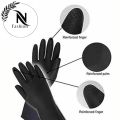 1 Pair Sun (Brand) Safety Hand Gloves, Resist Oil, Acid And Most Chemicals All Time All Work Protect Your Hand Safely.