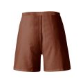 Summer New High Waist Shorts For Women Cotton Linen Casual Loose Wide Leg Solid Shorts Female Short Pants Y2k Booty Shorts. 