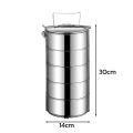 Stainless steel food carrier, Pinto to measure food carrier, multi-purpose food carrier, 3 layers, 4 layers, 5 layers, light weight, can put a lot of food.. 