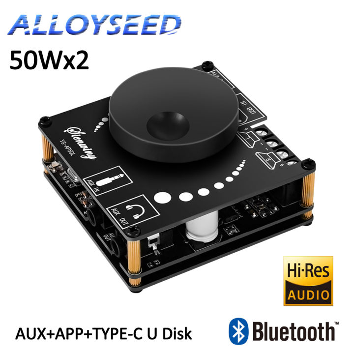 Bluetooth Digital Power Amplifier Board Stereo Audio AMP Music HiFi 100/50WX2 AU - Foto 5