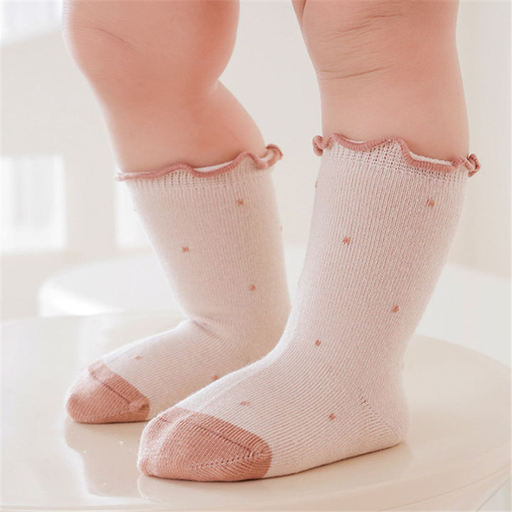 Lawadka%20Children's%20Girls%20Socks%20Cotton%20Dot%20Solid%20Kids%20Girl%20Sock%20Fashion%20Princess%20Baby%20Socks%20For%20Girls%20%20%20Autumn%20Winter%200-12Years%20-%20Image%204
