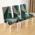 1PC Elastic Colored Chair Cover, Modern, Washable, Detachable, Dirt Resistant, Room Extendable. 