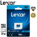 Lexar 32GB Micro SDHC 633x (10 MB/s). 