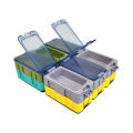 15pcs Fishing Tackle Bait Storage Boxes Portable Lure Hook Organizer Mini Utility Lures Fishing Box Sea Fishing Accessory Box.