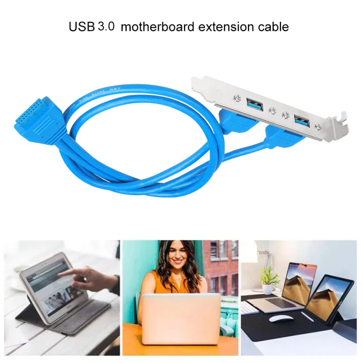 20-Pin%20Header%20Cable%20High%20Speed%20USB%203.0%20Back%20Panel%20Expansion%20Bracket%202%20Ports%20Motherboard%205Gbps%20Data%20Extension%20Cable%20-%20Image%206