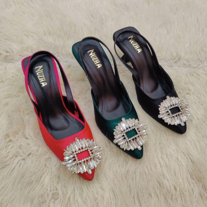 ZA Brooch Kitten Heels For Women