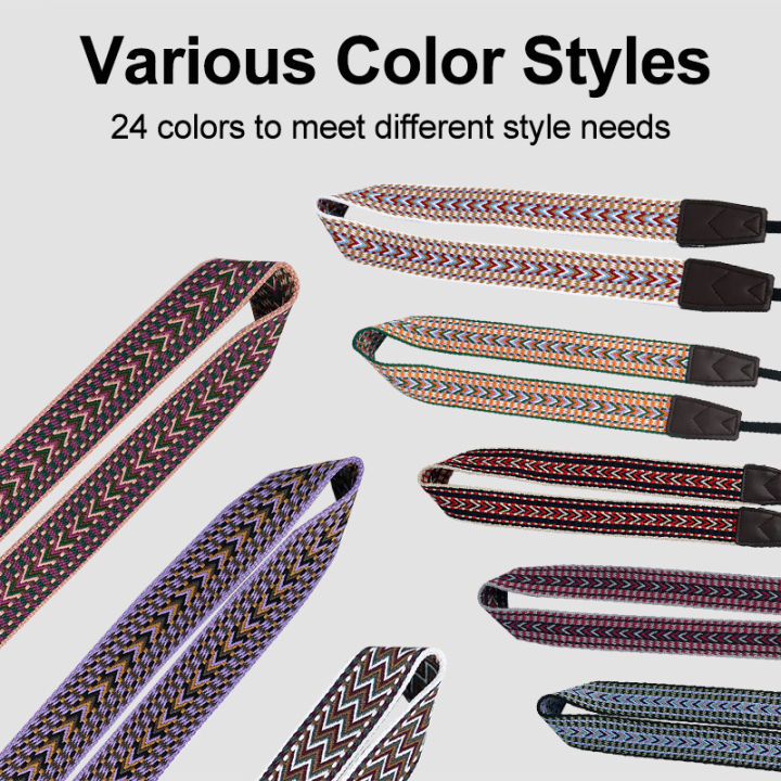 Ethnic%20Camera%20Shoulder%20Strap%20Wide%20lanyard%20Retro%20Adjustable%20Neck%20Sling%20Belt%20Universal%20for%20canon%20sony%20fujifilm%20nikon%20Panasonic%20LM%20-%20Image%205