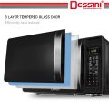 DESSINI ITALY 20L Counter Top Digital Microwave Oven 10Power Level Deprost Reheat Toaster Roster. 
