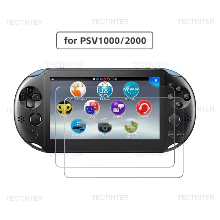 2 pcs Premium Tempered Glass For PSV 2000 1000 PS Vita 2000 PS Vita1000 Screen Protector Protective Film Game Accessories