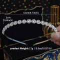 Sparkling Rhinestones Hair Bands Fashionable Crown Handmade Head Bands Jewelry Accessories School Halloween for Girls.