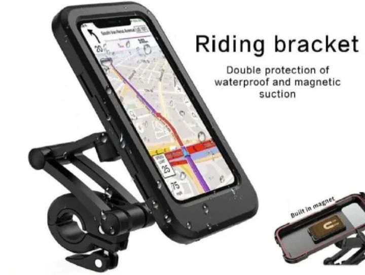 Waterproof%20Bike%20Phone%20Holder%20With%20Magnetic%20Mount%20(HL-69)%20-%20Image%202