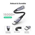 Original UGREEN Lot USB Type C to 3.5mm Cable Headphone AUX Jack Adapter USB C to Aux Audio Cord DAC Chip For Google Pixel 4 3 2 XL iPad Pro, iPad Air 4,Samsung Galaxy S20/Ultra, S20+,S10, Huawei P40, Pro, P30, Oneplus 8,8 Pro,8T,7,7 Pro,Macbook. 