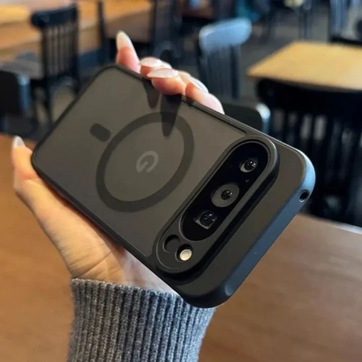 Fashion%20Matte%20Frosted%20Magnetic%20Phone%20Case%20for%20Google%20Pixel%2010%209%20Pro%20XL%208%207%20A%20Pro%20Magnetic%20Charging%20Portable%20Wristband%20Back%20Cover%20-%20Image%204