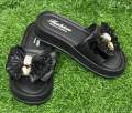 New Butterfly Net Design Thick Sole Slippers – Stylish Sandals for Girls, Ladies & Women.