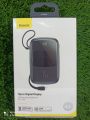 Baseus 10000mAh Power Bank Lightning 15W Phone Charger 4 Output - Black(null). 