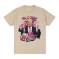 Funny Donald Trump Stealing My Heart Guilty T-shirt Men's and Women's High Quality Soft Casual Short sleeved T-shirt Unisex. 