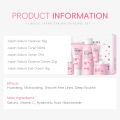 LAIKOU Sakura Kit Skin Care Sets Moisturizing and Reducing Fine Lines Cleansing Pore Product 5-Piece Korean Women's Day .