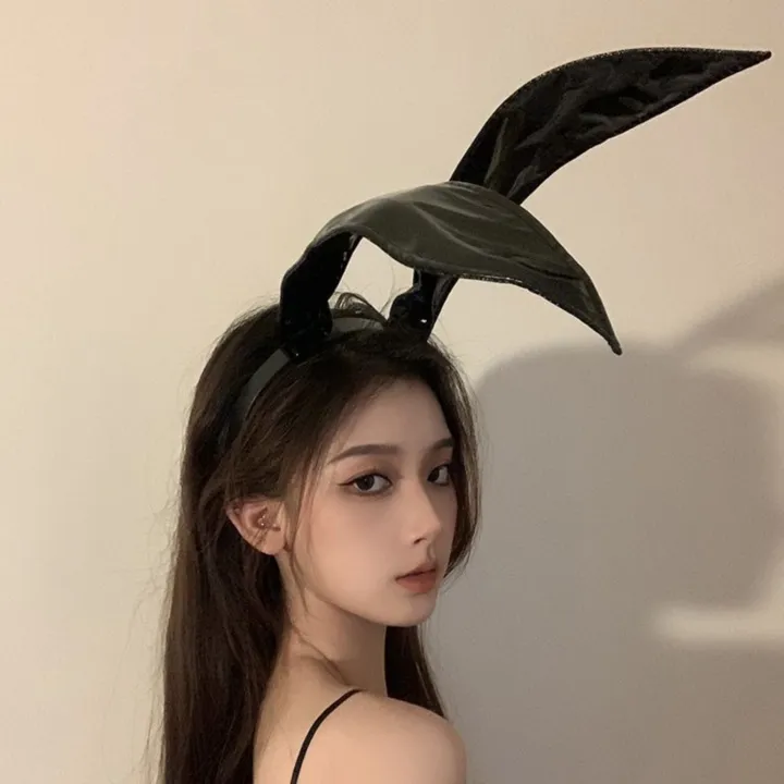 1PC%20%20Halloween%20Bunny%20Girl%20Patent%20Leather%20Rabbit%20Ears%20Headband,%20Black%20Bunny%20Ear%20Hair%20Hoop%20For%20Cosplay%20-%20Image%204