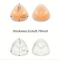 Reusable Silicone Bra Pads – Seamless Push-Up Inner Pads for Women |   Hypoallergenic, Ideal for Biki. 