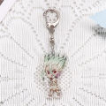 1/6PCS Anime Characters Dr. STONE Acrylic Keychain Accessories Cartoon​ Keyrings Friends  Funny Bag Charms Backpack Pendant. 