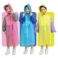 New Non-disposable Children's Full-body Raincoat Primary School Students One-piece Thickened Raincoat EVA Children's Raincoat.