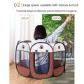 Portable Foldable Outdoor DogTent dog House Portable Folding Travel Pet Tent Cat/Dog Cage Easy Operation Large Cat/Dog Fences. 