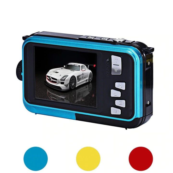 Double Screen Waterproof Camera 24MP 16x Digital Zoom Dive Camera