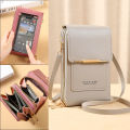 Touch Screen Cell Phone Women Bags Soft Leather Wallets Hand Purses Crossbody Bags for Women Small Handbag Cheap Women's Bags. 