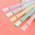 5 Pair Japanese Chopsticks Non-Slip Sushi Chop Sticks Set Chinese Eco-Friendly Reusable Amber Sakura Pattern Chopsticks Kitchen. 
