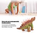 Electronic Dinosaur Toys, LED Light Up Walking and Roaring Realistic Stegosaurus Dinosaur Toy with Simulation Sounds, Head and and Tail Moves,. 
