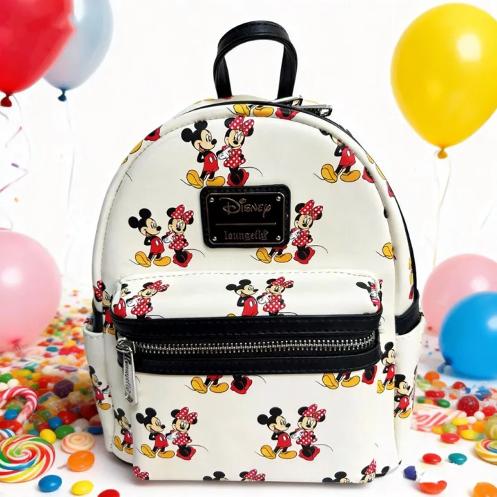 Loungefly%20Disney%20Mickey%20Mouse%20Ear%20Pu%20Leather%20Women's%20Backpack%20Castle%20Cosplay%20Leisure%20Travel%20Bag%20Mini%20Children's%20Schoolbag%20-%20Image%203