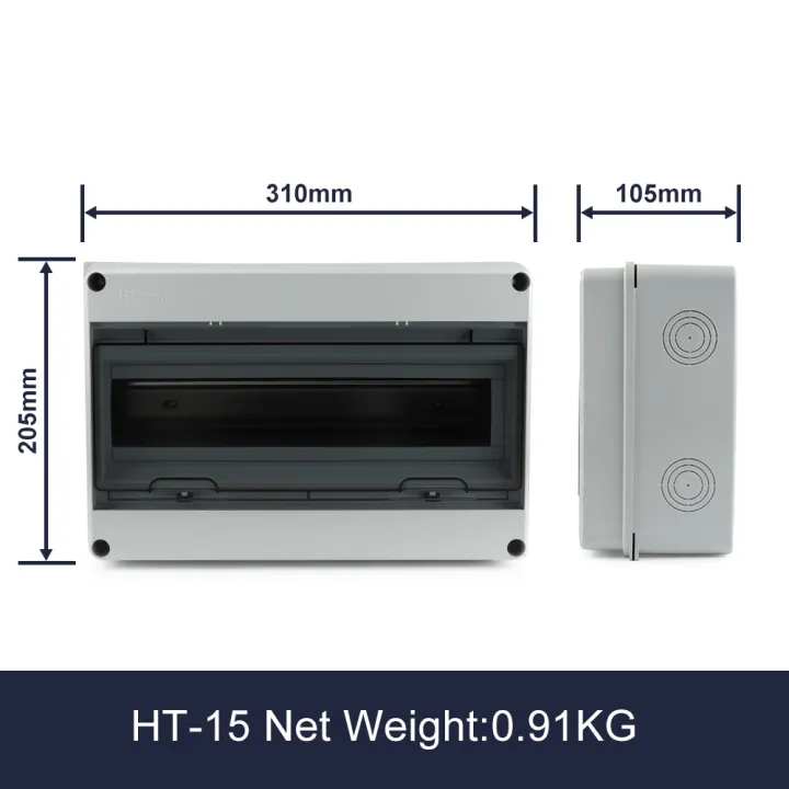 IP65%20Waterproof%20Distribution%20Box%20HT-5/8/12/15/18/24%20Way%20ABS%20Plastic%20Material%20Transparent%20Visual%20Window%20Wall-mounted%20Outdoor%20Use%20-%20Image%207