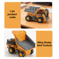 JCMO 1:64 Scale Remote Control Mini Excavator Dump Truck Full-Scale Model Engineering Vehicle Toy For Kids And Collectors New.