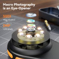 500X Magnification Digital Handheld Microscope Magnifier Magnifying Glass with Light for Electronics Coins Jewelry Watch Repair. 