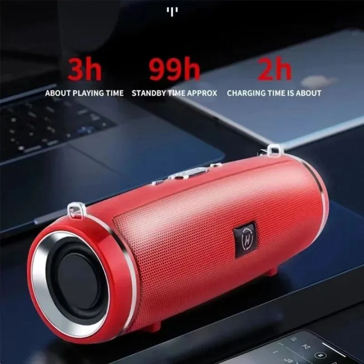 New 200W Portable Bluetooth Speaker IPX7 Waterproof Outdoor HIFI Pillar ...