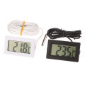 Micro LCD Digital Thermometer Electronic Digital Display Car Temperature Tester Detector Monitor Embedded Temperature Sensor. 