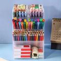 Pencil Holder & Desk Organizer! Multi-Functional Stationery Tray for Pens/Pencils – Office School Supplies. 