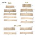 Bendable Hamster Climbing Ladder Multifunctional Easy To Install Hamster Suspension Bridge Wooden Cage Decoration. 
