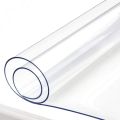 Clear Vinyl Tablecloth Protector Waterproof/Oil-Proof Plastic Square Transparent Sheet Table Cover Plastic Table Cover. 