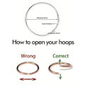 3Pcs 14K Gold Plated Nose Rings Hoops for Women/Men, 22 Gauge 8mm Small Thin Nose Piercing Jewelry,Tiny Septum Cartilage Helix. 